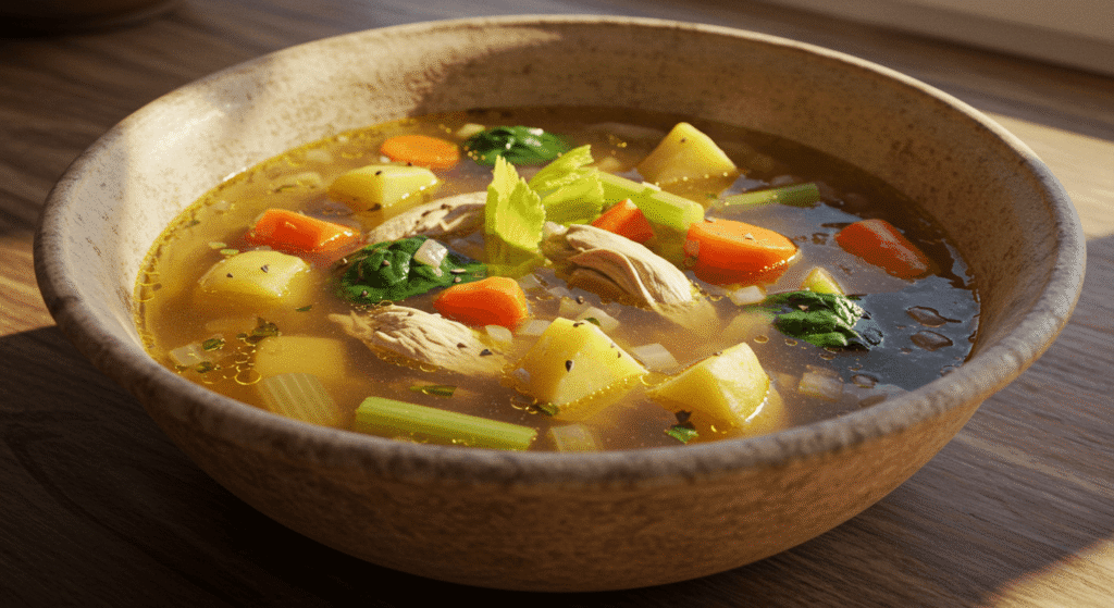 Weight Watchers Chicken Vegetable Soup ,for Your Winter Wellness